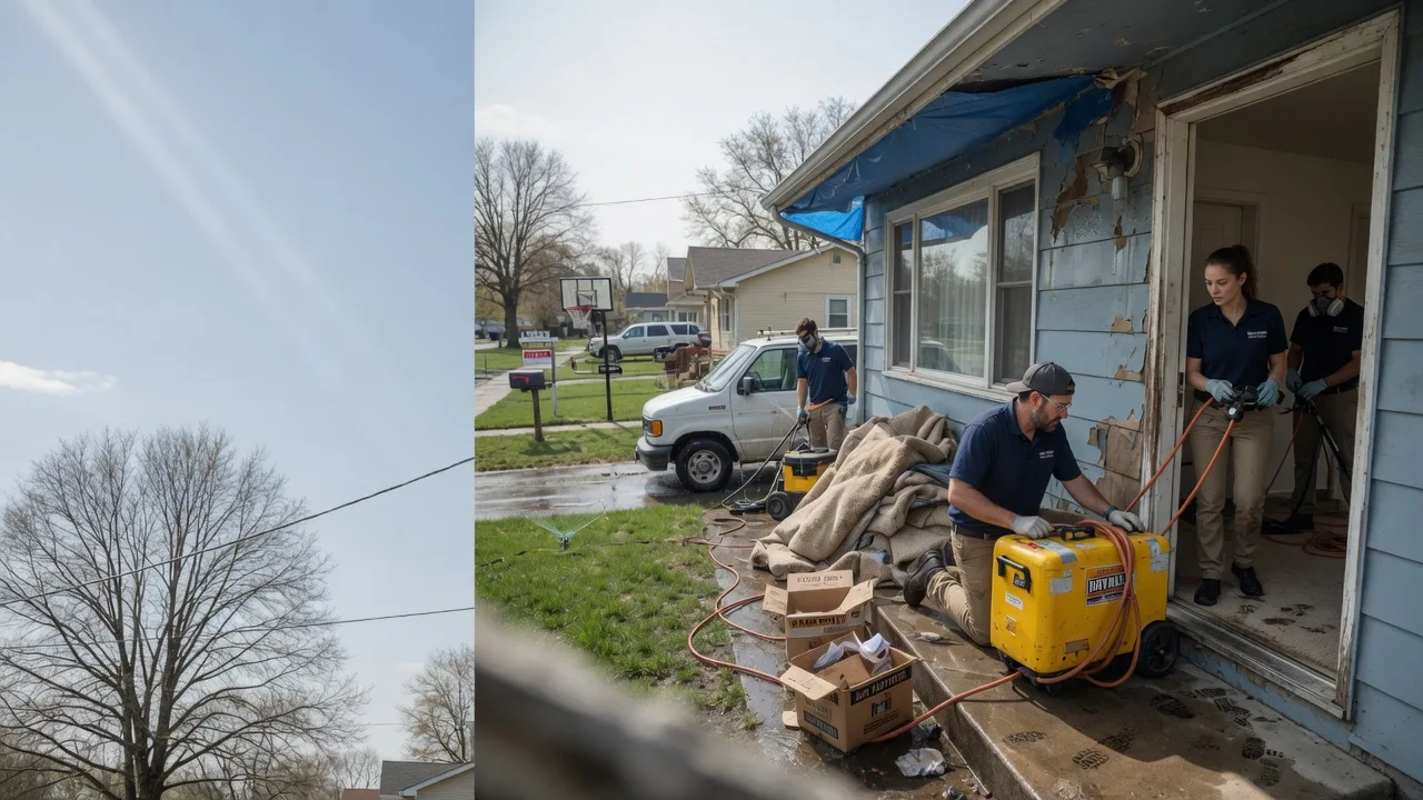 Basement Flood Cleanup in Staunton, IN near me